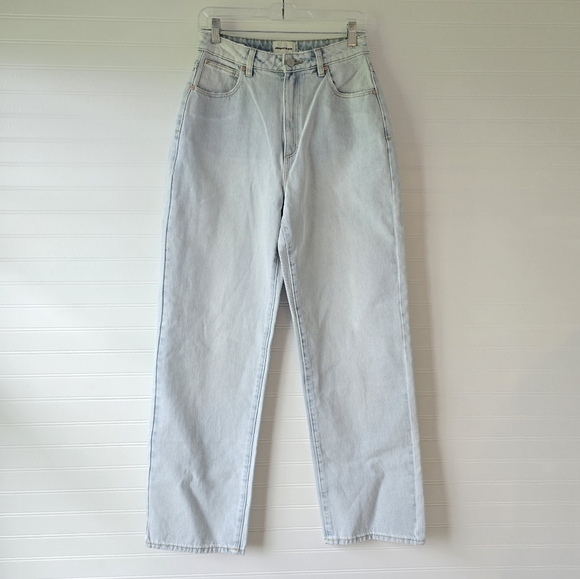 NWT Abrand A Carrie High Rise Jean in Millie Relaxed Fit 27 - Picture 4 of 12